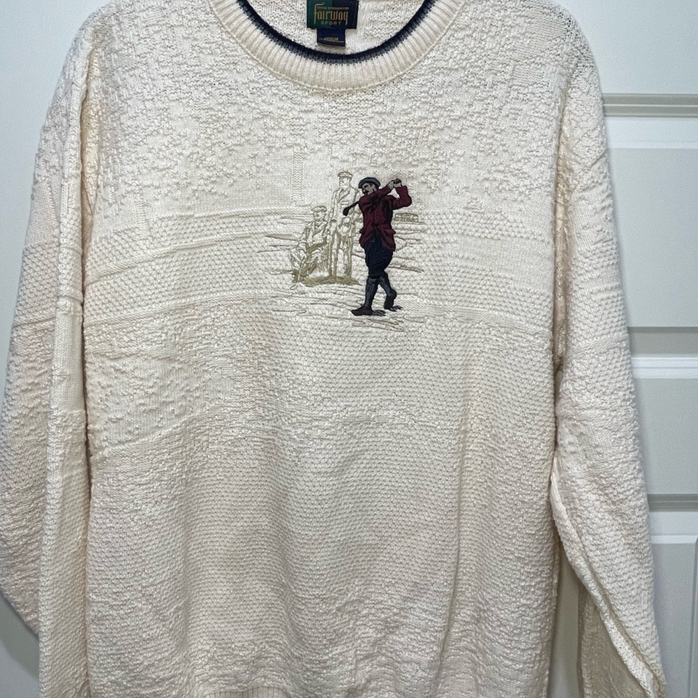 Vintage Embroidered 90’s Golf Sweater